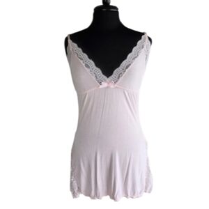 Avidlove Large Super Soft Pink Lace Chemise Coquette Nightie
